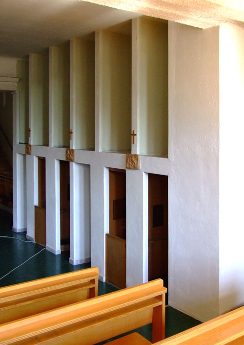 Confessionali della cripta