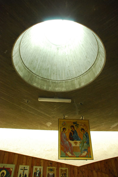Lucernario sopra la mensa dell'altare