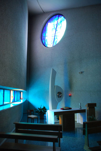 Cappella feriale, allestita presso il tabernacolo